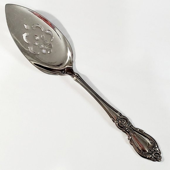 Oneida Plantation Pierced Pie Server Community Stainless Betty Crocker - Picture 1 of 8